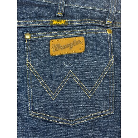 NWT Wrangler 47MWZ Men's Regular Fit Straight Leg Blue Denim Jeans - Size 38x34 - Picture 3 of 7